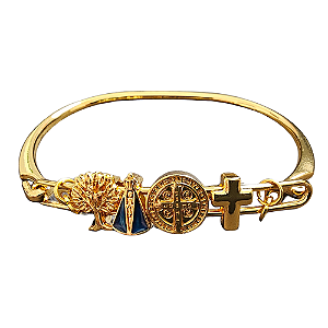 Pulseira Feminina Fé e Devoções Sagradas da Igreja