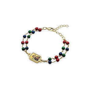 Pulseira Dupla de Nossa Senhora do Perpétuo Socorro