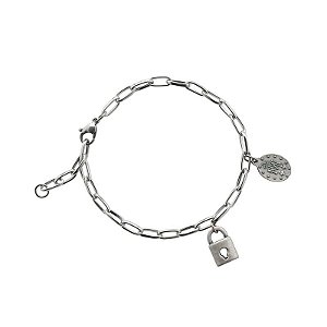 Pulseira Corrente de Consagração Servos de Nossa Senhora das Graças de Inox