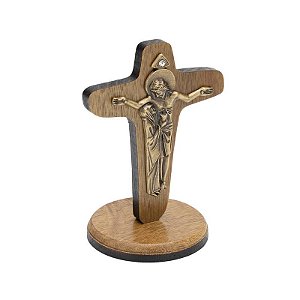 Crucifixo de Madeira da Unidade de Mesa 9 cm