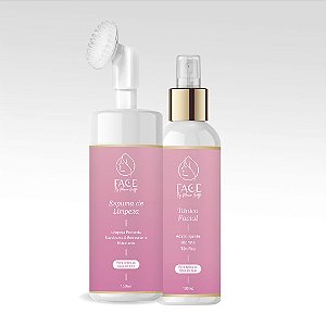 Kit Espuma de Limpeza + Tônico Facial