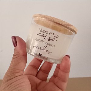Vela aromática 100g, Lembrancinha casamento, Batizado, Aniversário, Personalizada