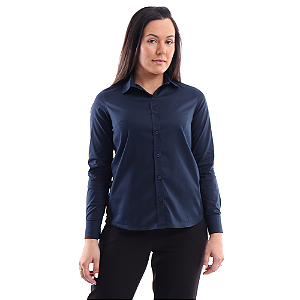 Camisa Empresarial Manga Longa Feminina