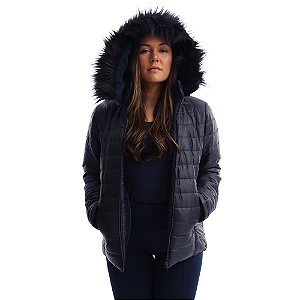 Jaqueta Fibra Capuz Removível