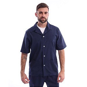 Jaleco Industrial Manga Curta