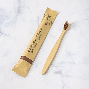 Escova em Bambu 100% reciclável e biodegradável