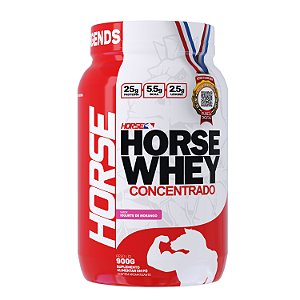Horse Whey Concentrado 900g Iogurte de Morango