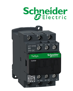 Contator Tripolar TeSys 18A 1NA+1NF 24VCC - LC1D18BD