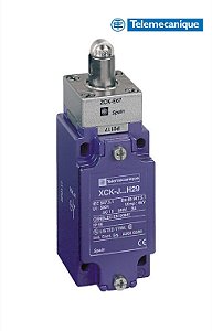 Chave Fim de Curso Metálico Alumínio Pistão Roldana 1NA+1NF - XCKJ167 - Telemecanique