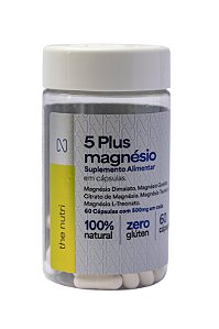 5 Plus Magnésio - The Nutri | Só Hoje! Frete Grátis1