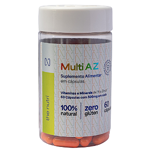 Multi A Z - Suplemento Alimentar em Cápsulas - The Nutri