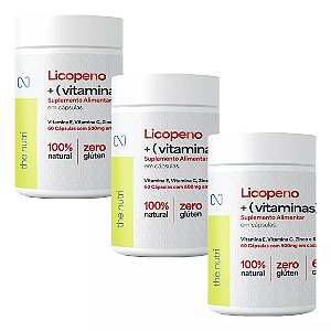 Kit 3 Licopeno + Vitaminas - The Nutri
