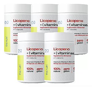 Kit 5 Licopeno + Vitaminas - The Nutri