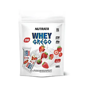 Whey Grego 3W 900g refil - Nutrata