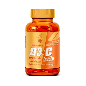 Vitamina D3 + Vitamina C 90 Cápsulas
