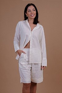 Bermuda Hortênsia - perfeita para compor um guarda-roupa Easy & Chic!