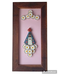 Quadro nossa senhora Aparecida rosa
