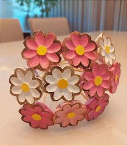 Buquê rosa com branco