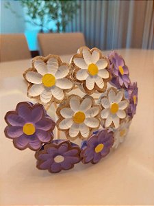 Buquê branco e lilás