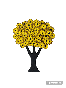 Árvore da vida amarela claro