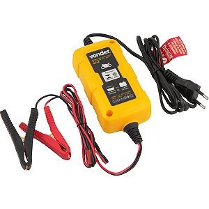 Carregador Inteligente de Bateria para Moto CIB 003 Vonder