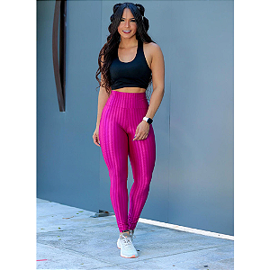 Calça Leg Legging 3D Feminina Academia Cintura Alta Levanta Bumbum SKU 2NAMZCS4L