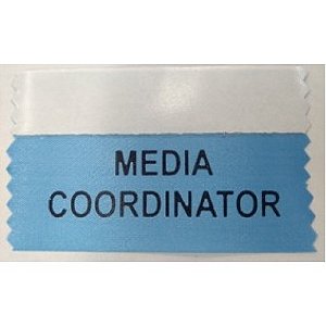 Tarja de Função Coordenador de Comunicação e Mídias