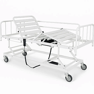 Cama Hospitalar Motorizada 3 Movimentos - 5 posições - Locação - Aço