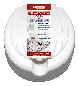 Assento Slim Almofadado Elevado 13,5 CM