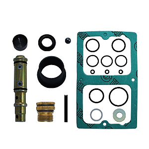 KIT REPARO BOMBA COM VÁLVULA 3 VIAS E COM BUJÃO ROSCA GROSSA