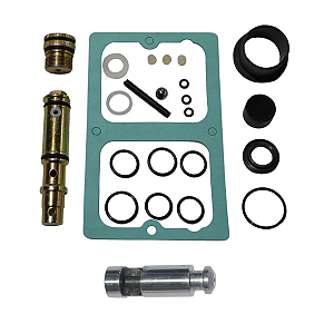 KIT REPARO BOMBA BASCULAR COM VÁLVULA 2 VIAS E COM BUJÃO ROSCA FINA E PISTÃO INJETOR