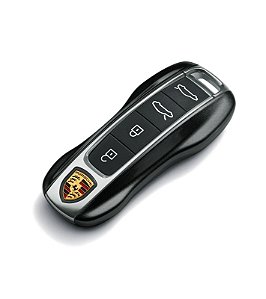 Chave de veículo com laterais esmaltadas