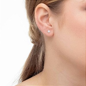 Brinco Prata 925 4 Garras 5mm