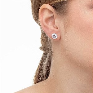 Brinco Prata 4 Garras 9mm