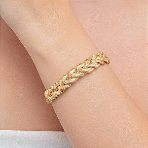 Pulseira Malha Trançada