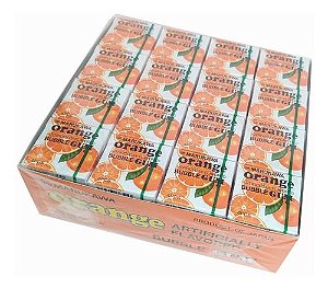 Chiclete Sabor Laranja Marukawa Bubble Gum - 48 Uunidades