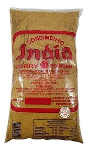 Curry Da India Tempero Condimento Em Pó Pacote 500g