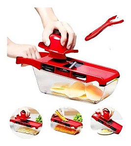 Fatiador Ralador Cortador 6 Em 1 Mandoline Slicer De Legumes