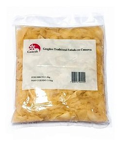 Gengibre Tradicional Fatiado Em Conserva 1kg