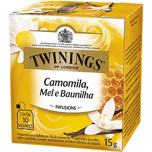 Cha Twinings 15G DP com 10 saches Camomila Mel Baunilha