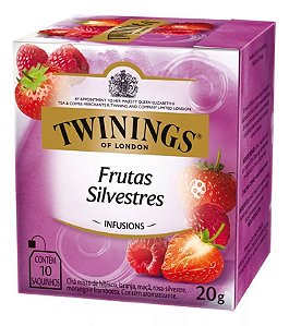 Cha Twinings 20G DP com 10 saches Fruta Silvestre
