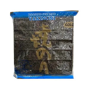 Alga Marinha Yakisushi Nori Gold (Blue) 140g com 50 folhas