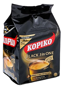 Café Kopiko em pó Black 3 em 1 300g