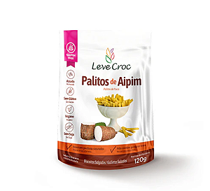 Palitos Salgados Aipim Leve Croc 120G