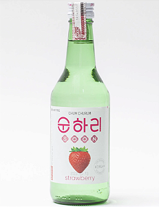 Soju Coreano Lotte Chum Churum Morango 12% 360ml