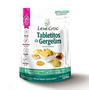 Tabletitos Salgados de Gergelim Leve Croc 120G