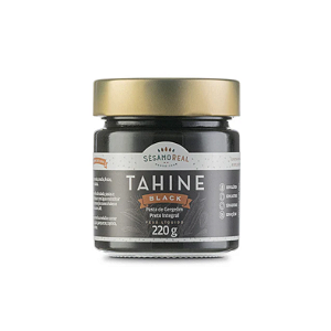 Tahine Black Sesamo 220g - Pasta de Gergelim