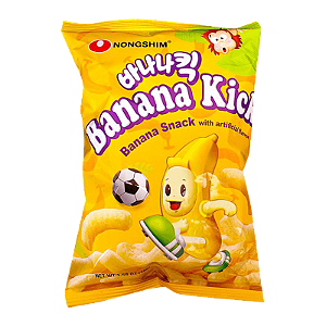 Salgadinho Banana Kick 45g Nongshim