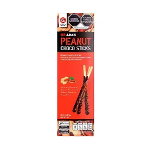 Biscoito Choco Sticks Peanut SY Geo 54g
