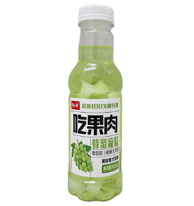 Bebida de Fruta Sabor Uva Verde com Mel e Nata de Coco 450ml – Refrescante e Aromática